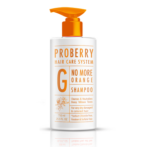 שמפו לשיער לשטיפה ולנטרול הגוון הכתום 750 מ"ל | No More Orange Shampoo